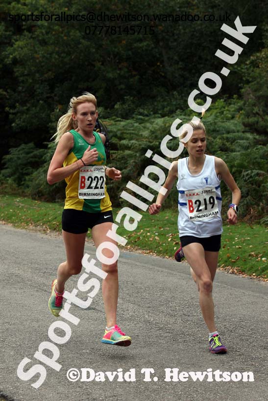 Senior womens 4 stage road relay, English National 6 and 4 Stage Road Relays, Sutton Park, Birmingham. Photo: David T. Hewitson/Sports for All Pics